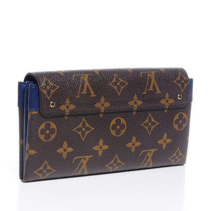 Louis Vuitton Monogram Elysee Wallet Blue 3 of 7