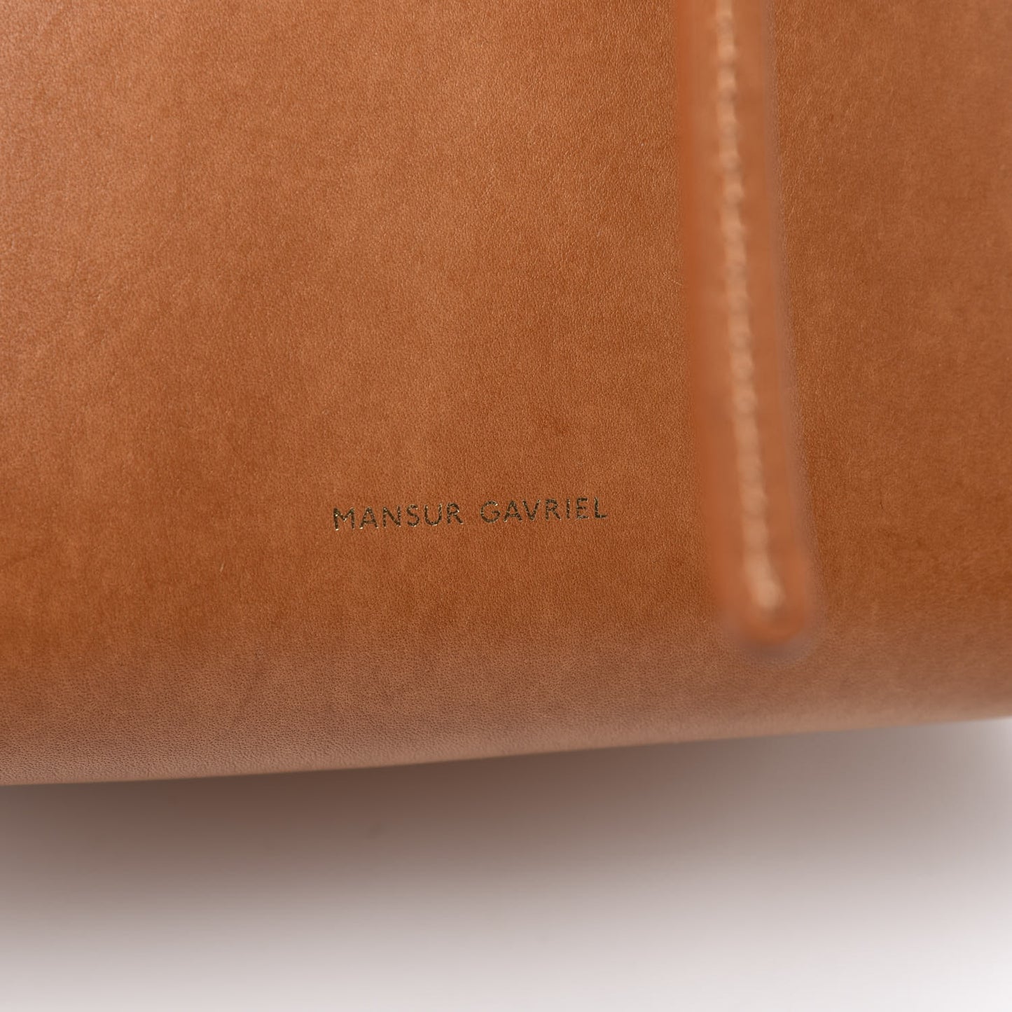 Calfskin Mini Bucket Bag Cammello Rosa