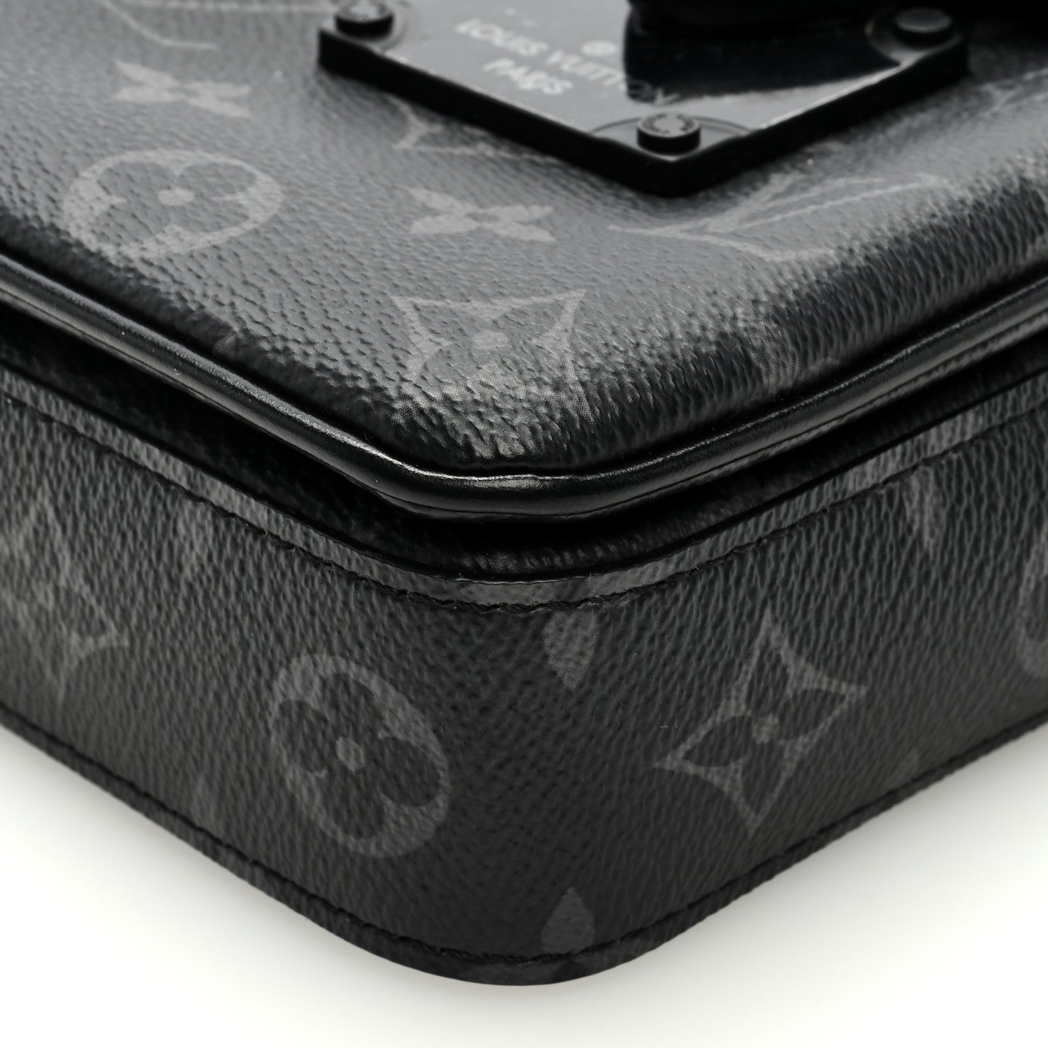 Louis Vuitton Monogram Eclipse S Lock Wearable Wallet 8 of 9