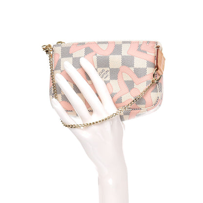 Louis Vuitton Damier Azur Tahitienne Mini Pochette Accessories 2 of 7
