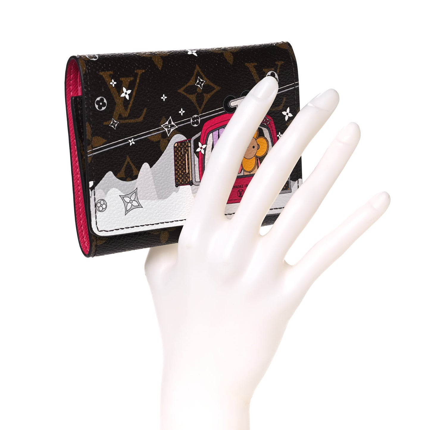 Monogram 2019 Christmas Animation Victorine Wallet Fuchsia
