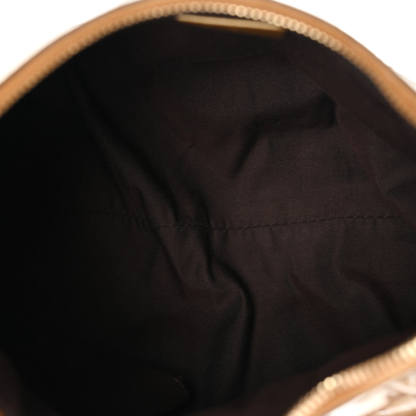Crystal Monogram D Ring Gold Hobo Gold