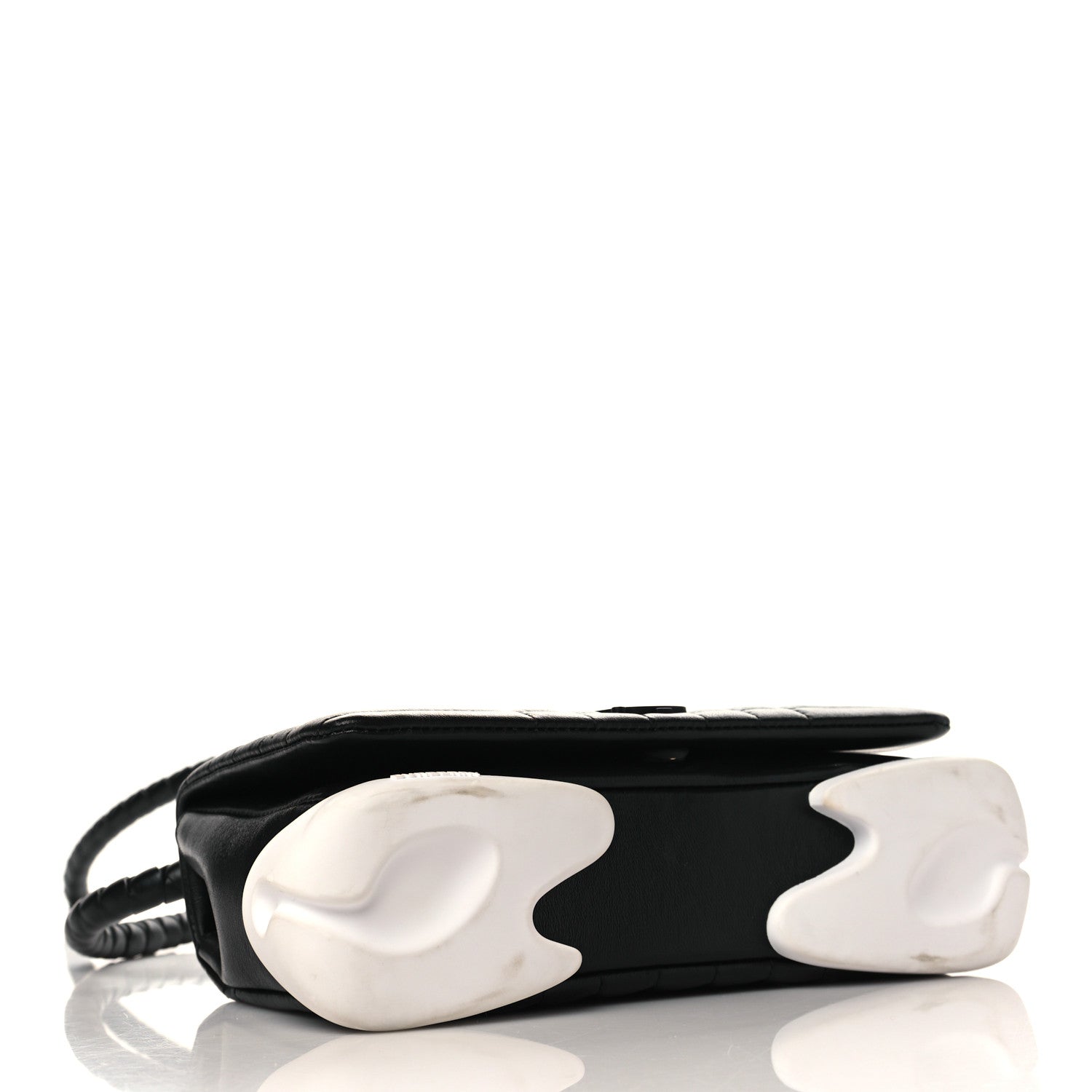 Burberry Lambskin Quilted Small Lola Hoof Bag Black 3 of 9