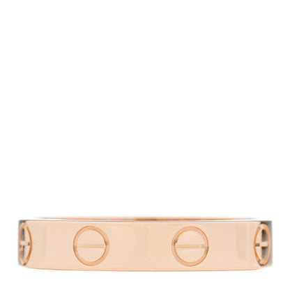 Cartier 18K Pink Gold 3.5mm LOVE Wedding Band Ring 52 6 1 of 4