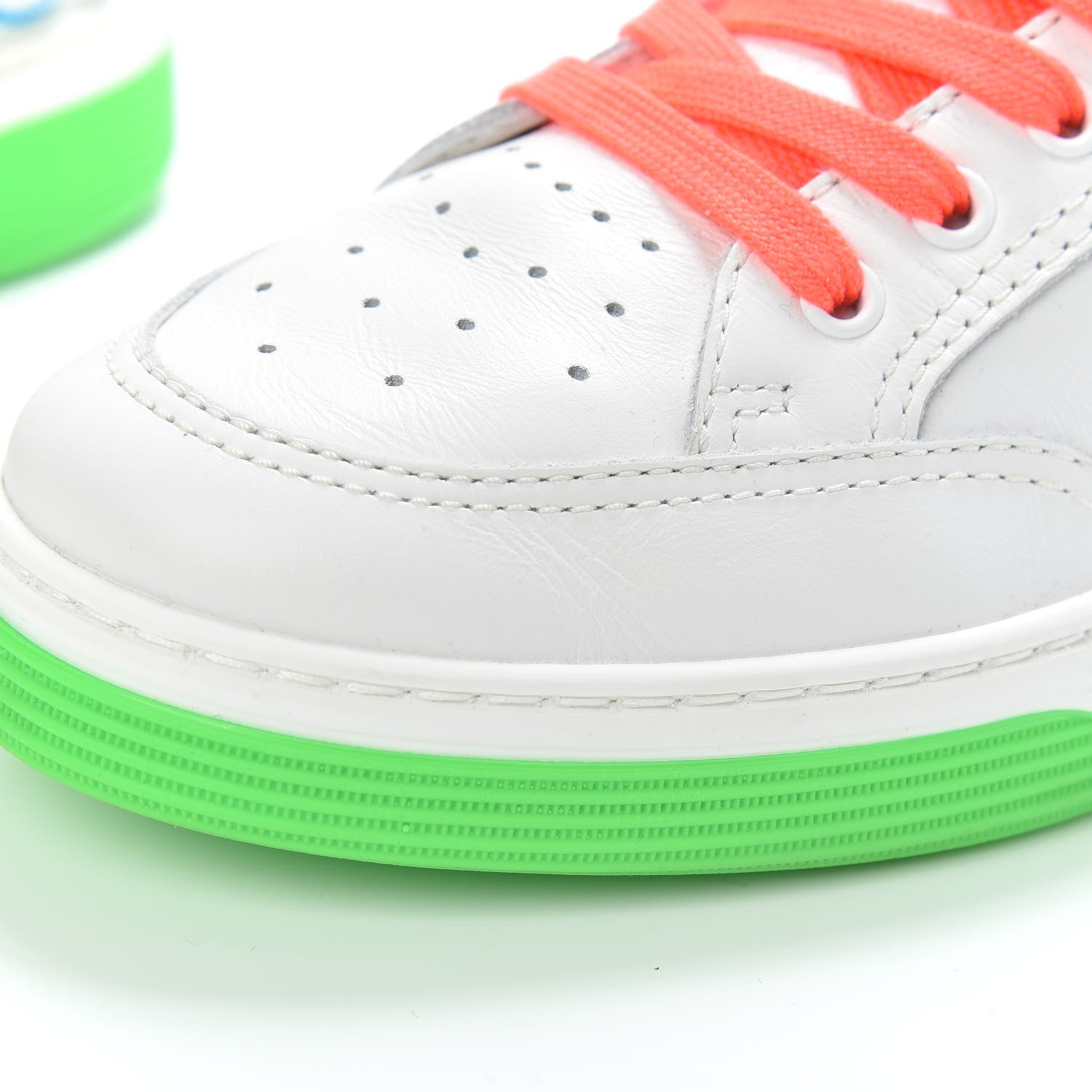 Chanel Calfskin Mens Logo Sneakers 43 White Multicolor 6 of 11