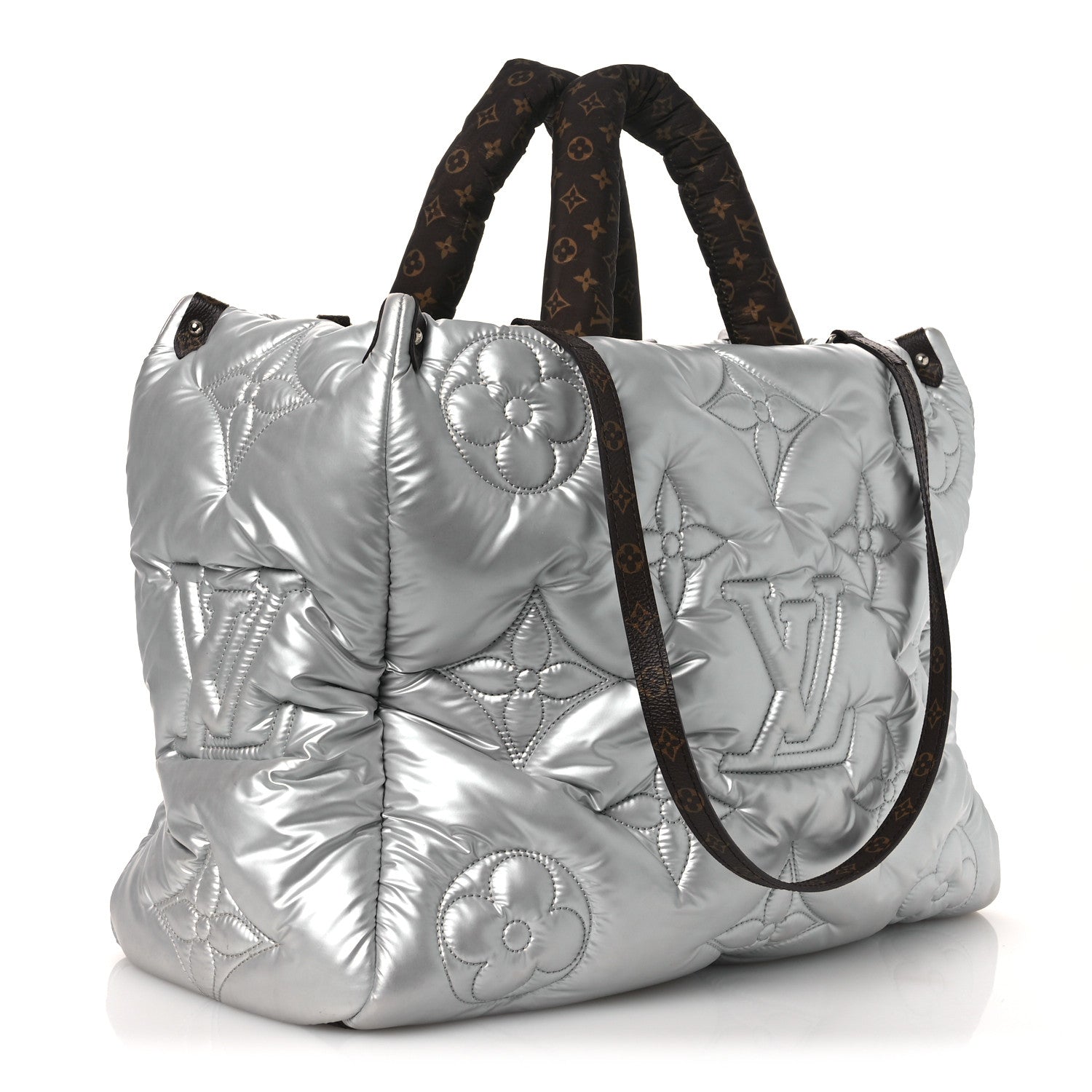 Louis Vuitton Econyl Monogram Pillow Giant Onthego GM Silver 2 of 9