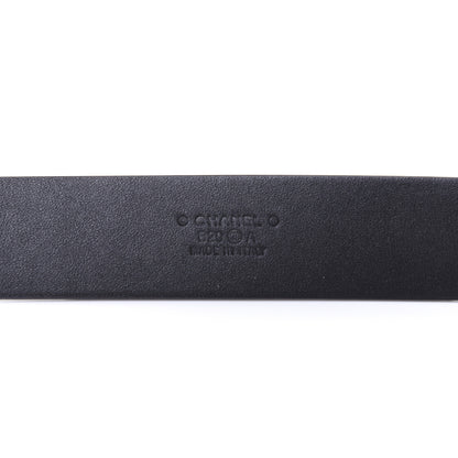 Chanel Calfskin Paris Button CC Belt 75 30 Black 3 of 9
