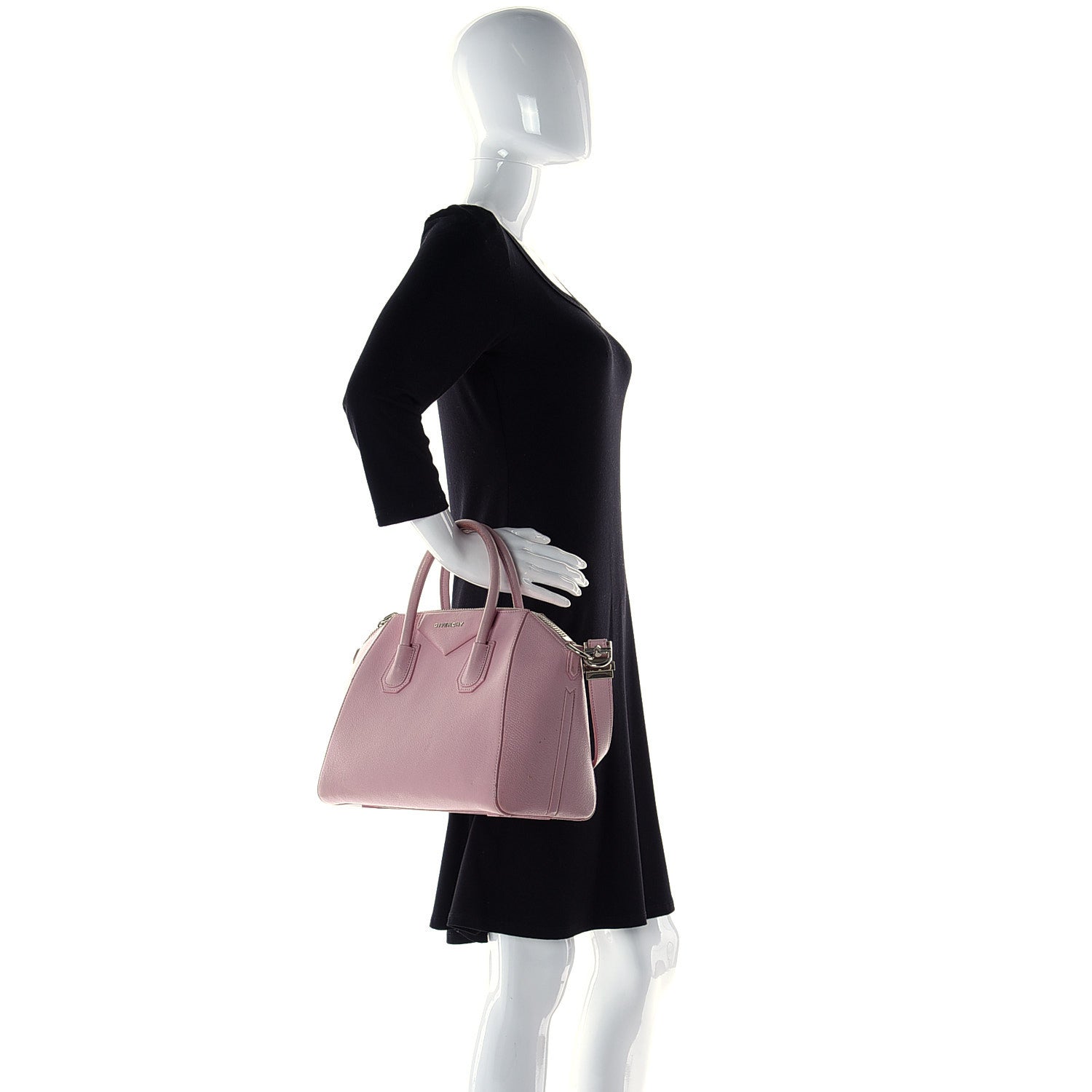 Givenchy Sugar Goatskin Small Antigona Bright Pink 2 of 26