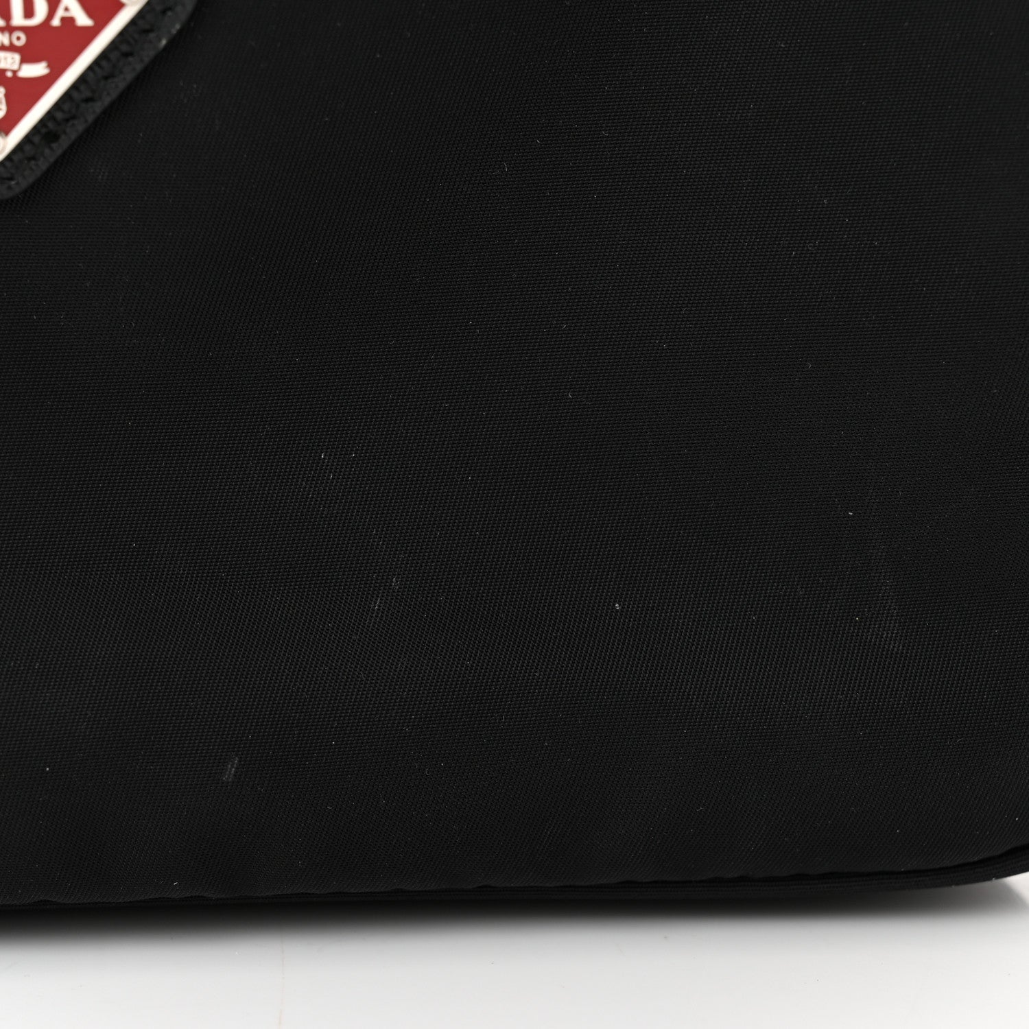 Prada Tessuto Nylon Saffiano Lunar New Year Mini Re-Edition 2000 Bag Black Fuoco 13 of 14
