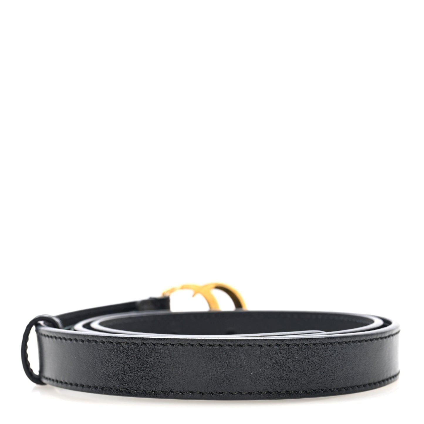 Calfskin Double G 20mm Belt 80 32 Black