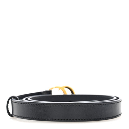 Gucci Calfskin Double G 20mm Belt 80 32 Black 2 of 4
