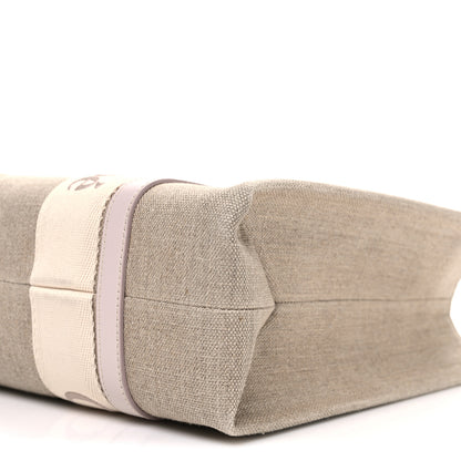 Chloe Cotton Calfskin Medium Woody Ribbon Tote Wild Grey 10 of 10