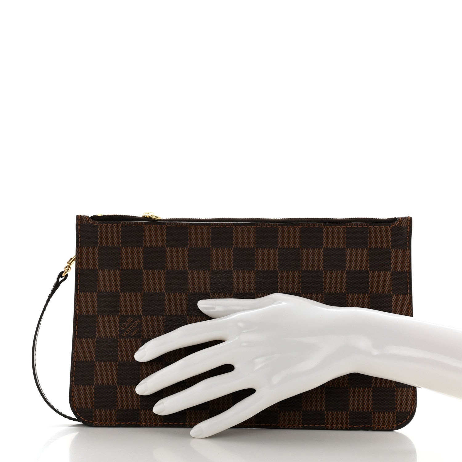 Louis Vuitton LOUIS VUITTON Damier Ebene Neverfull MM GM Pochette 2 of 7