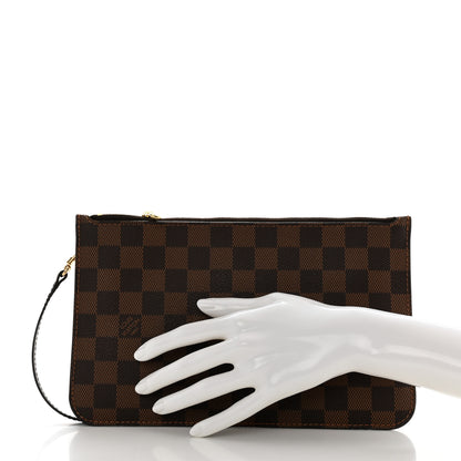 Louis Vuitton LOUIS VUITTON Damier Ebene Neverfull MM GM Pochette 2 of 7
