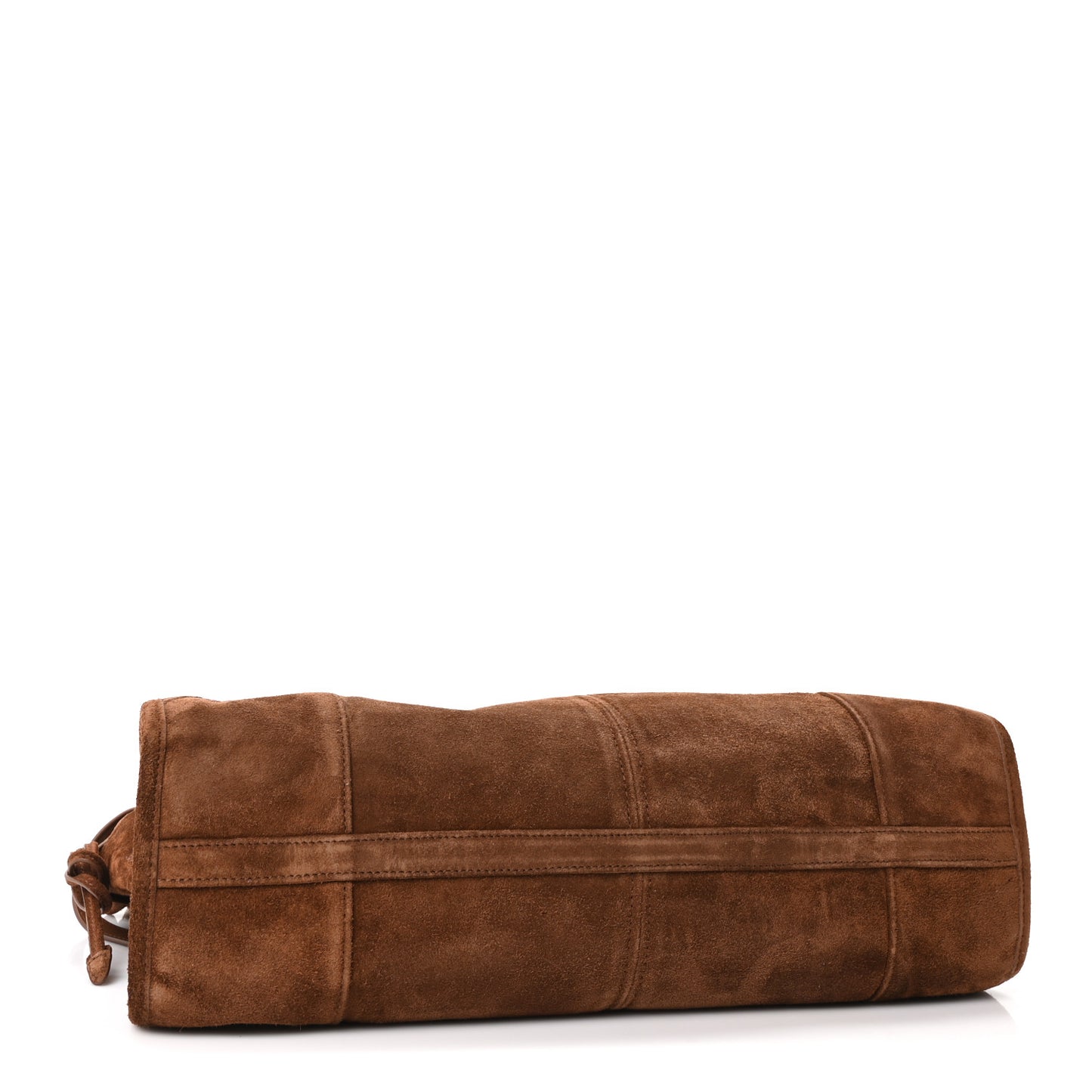 Suede Large Bonnie Shoulder Bag Cacao