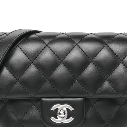 Chanel Calfskin Quilted CC Uniform Flap Belt Bag Black 8 of 10