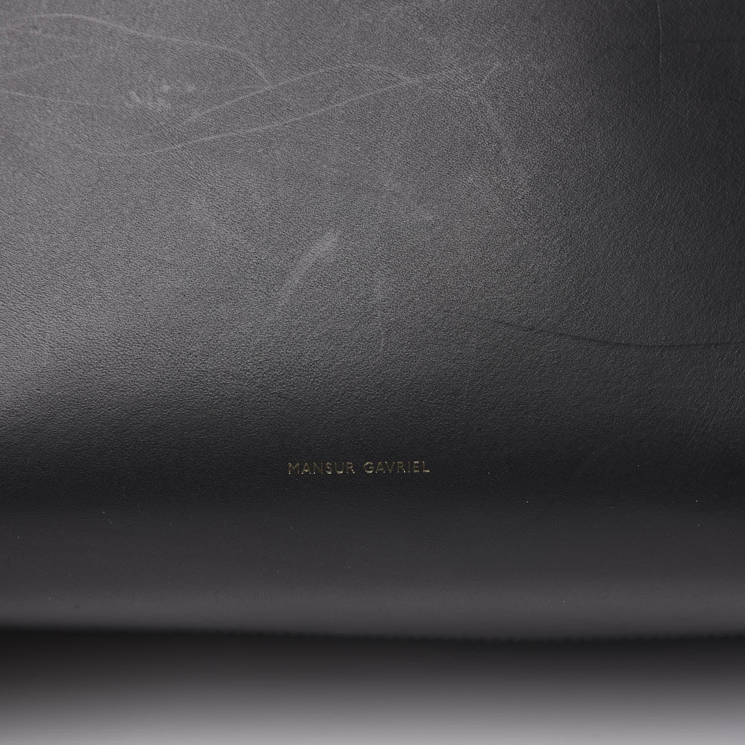 Mansur Gavriel Calfskin Large Shopping Tote Black Flamma 14 of 14