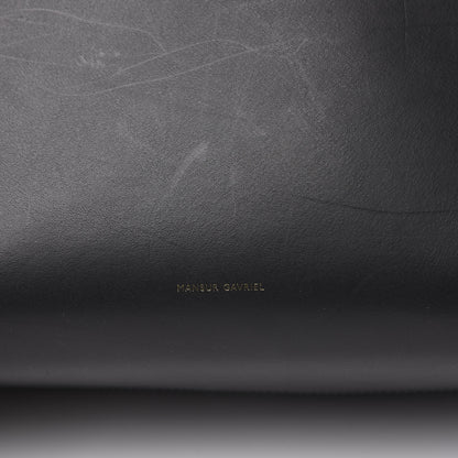 Mansur Gavriel Calfskin Large Shopping Tote Black Flamma 14 of 14