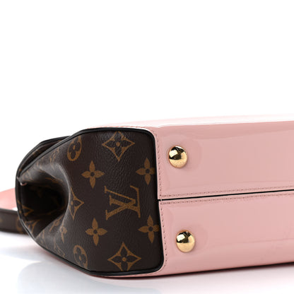 Louis Vuitton Patent Calfskin Monogram Cherrywood PM Rose Ballerine 9 of 10