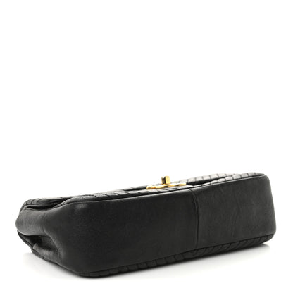 Chanel Calfskin Surpique Chevron Small Flap Black 4 of 10