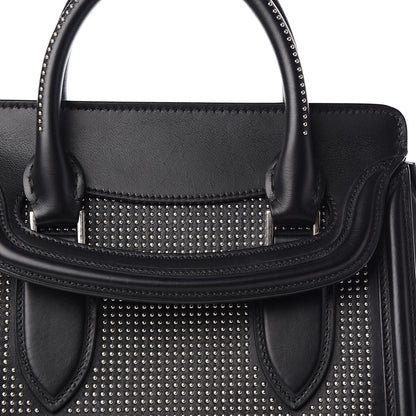 Alexander McQueen Calfskin Studded Large Heroine Black 9 of 9