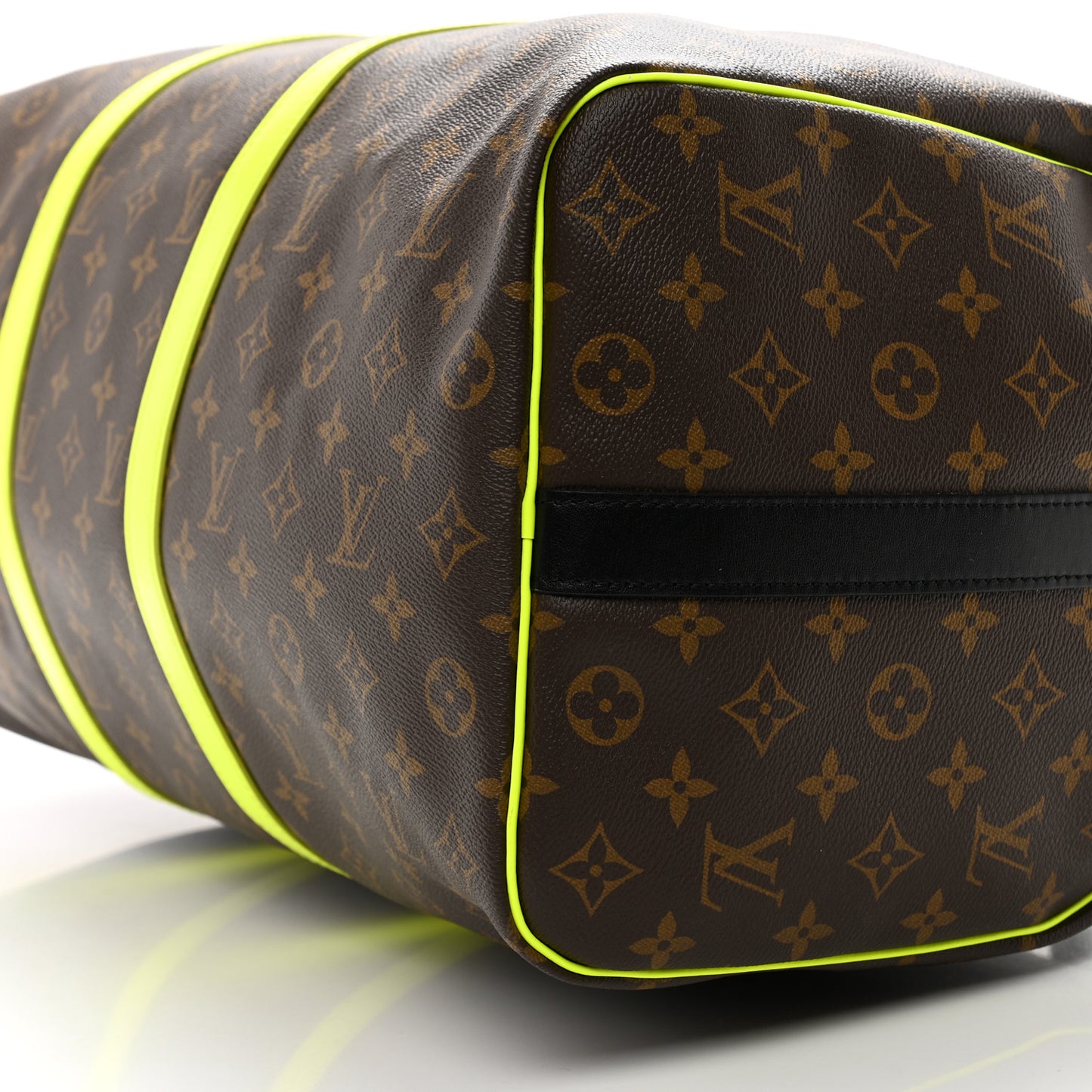 Monogram Macassar Keepall Bandouliere 50 Florescent Yellow
