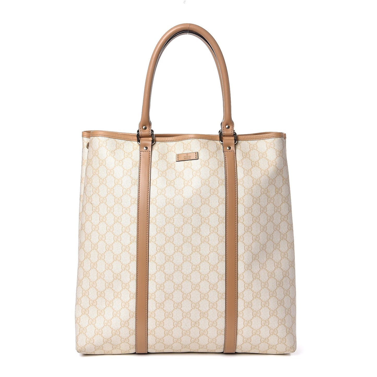 GG Plus Monogram Joy Vertical Tote Beige