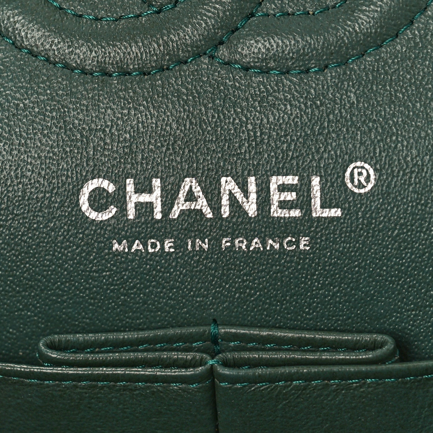 Chanel Caviar Quilted Small Double Flap Green 6 of 10