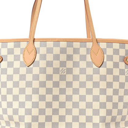 Louis Vuitton Damier Azur Neverfull MM 6 of 9