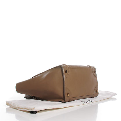 Celine Smooth Calfskin Mini Luggage Camel 4 of 10