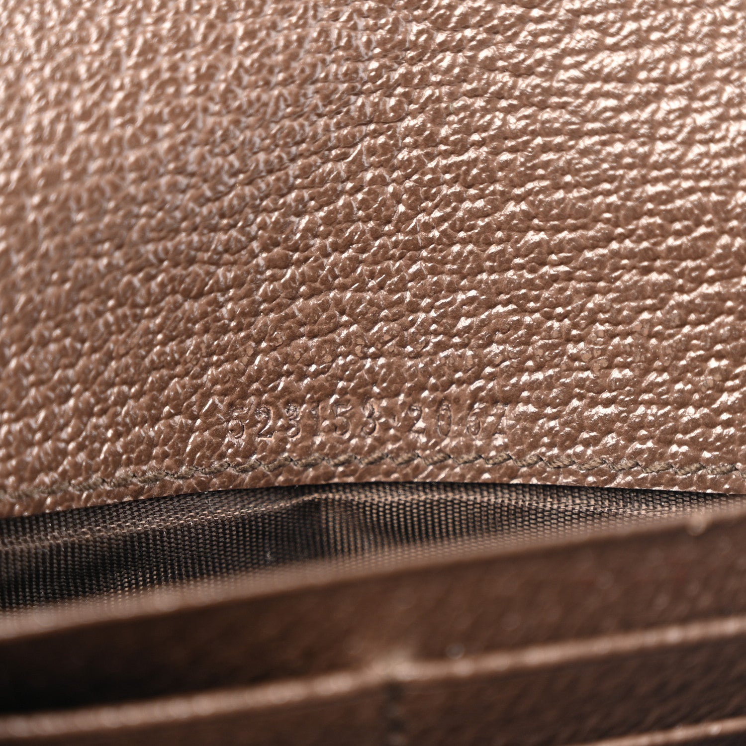 Gucci GG Supreme Monogram Web Ophidia Continental Wallet Brown 7 of 10