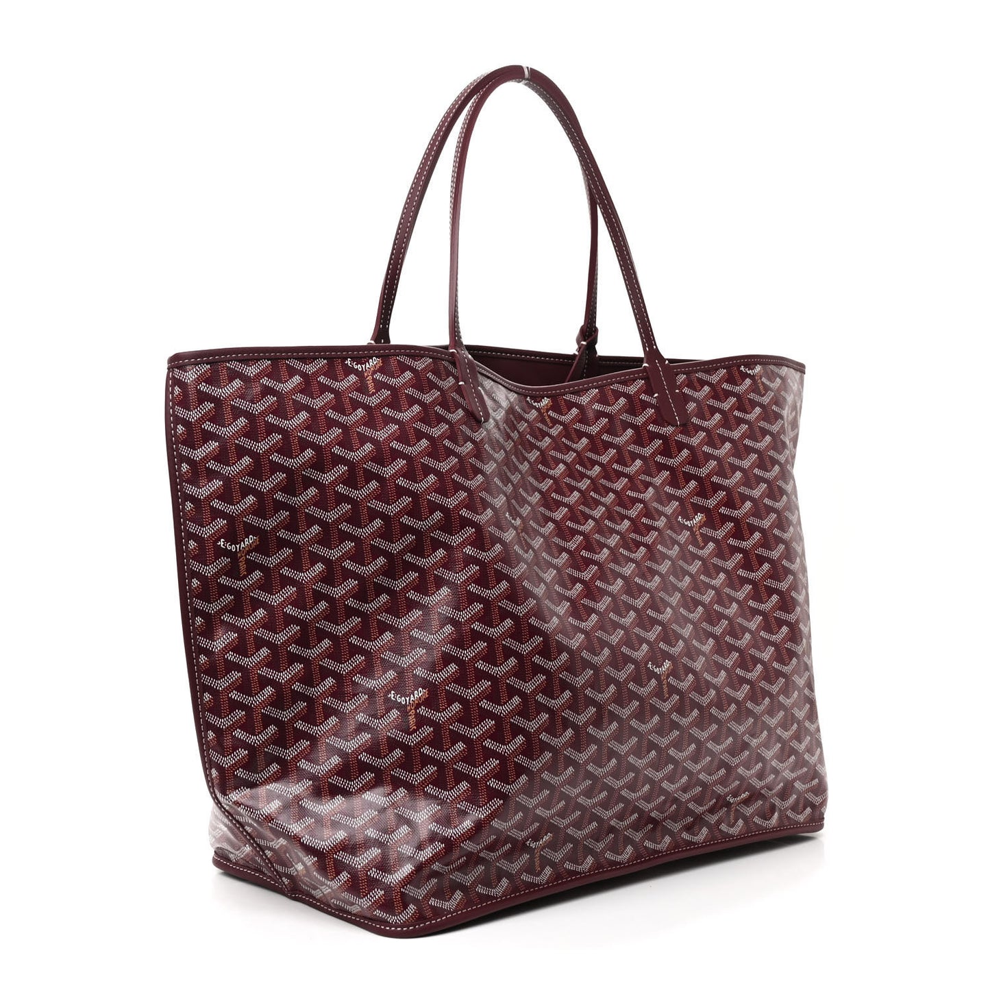 Goyardine Reversible Anjou GM Burgundy