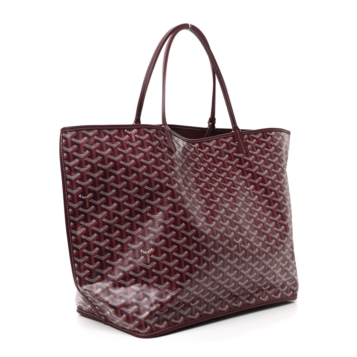 Goyard Goyardine Reversible Anjou GM Burgundy 5 of 19