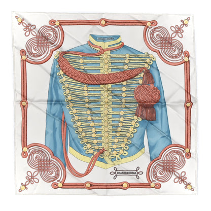 Hermes Silk Brandebourgs Pocket Square 1 of 5