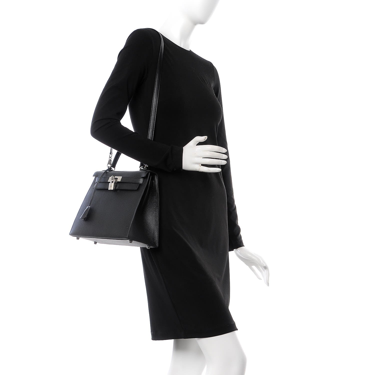 Hermes Epsom Kelly Sellier 28 Black 3 of 9