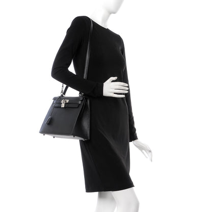 Hermes Epsom Kelly Sellier 28 Black 3 of 9