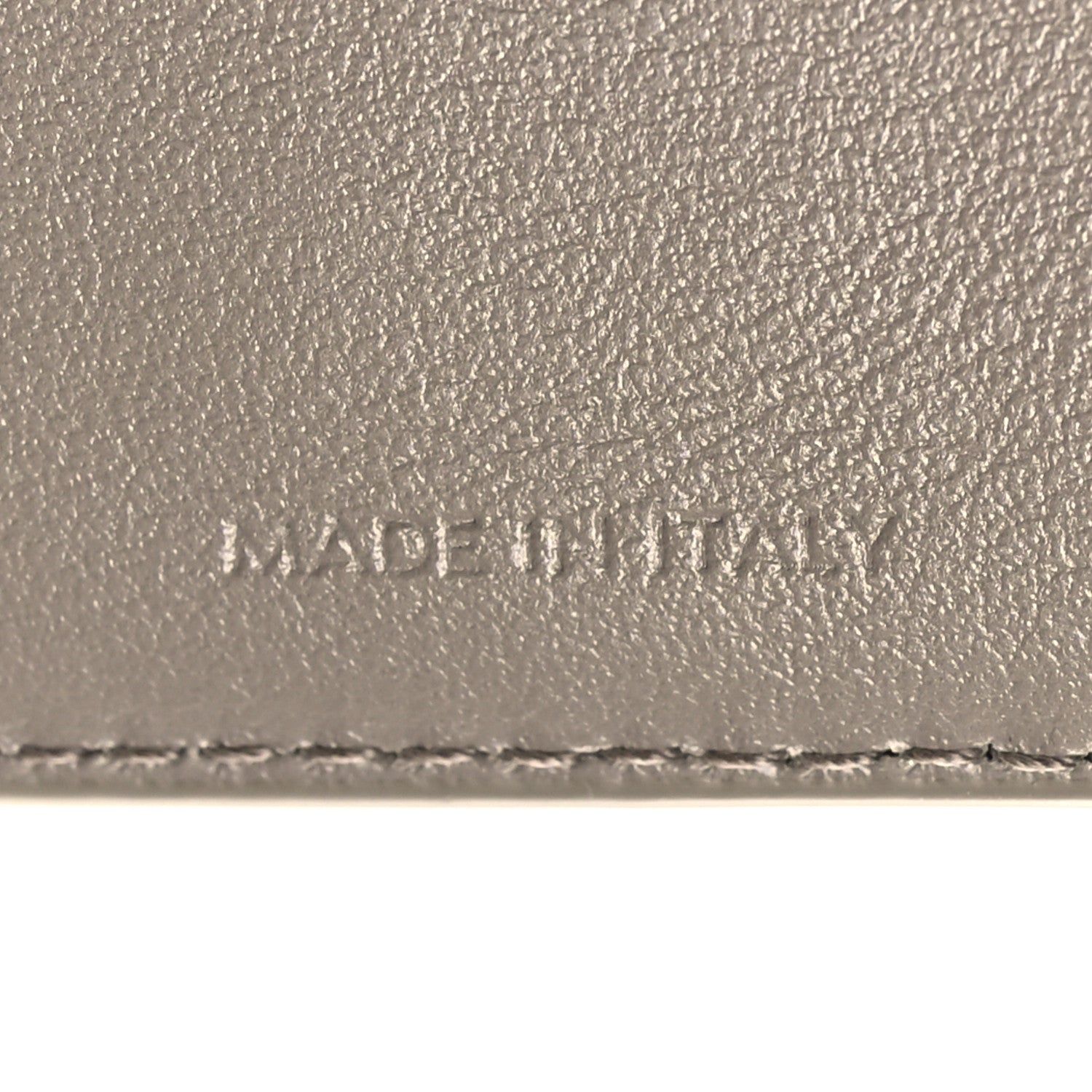 Celine Grained Calfskin Small Multifunction Strap Wallet Pebble Mineral 8 of 10