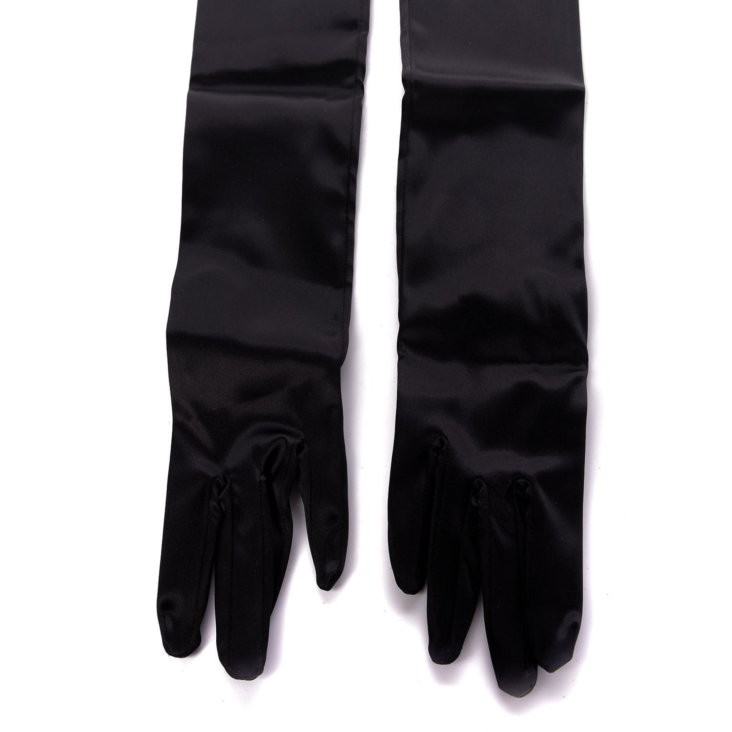 Satin Stretch Anika Gloves S Black