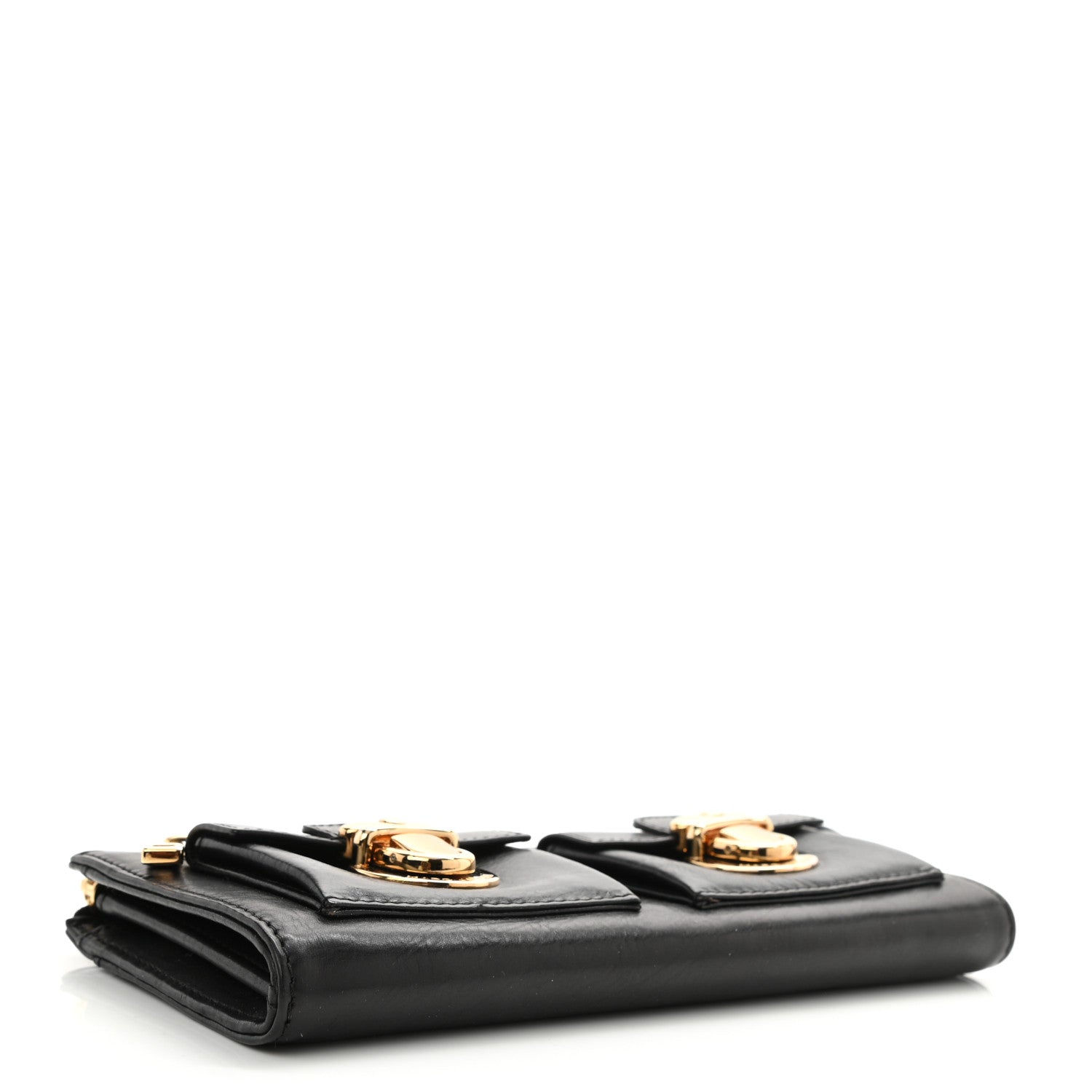 Marc Jacobs Calfskin Zip Clutch Wallet Black 4 of 7