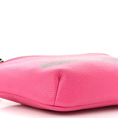 Gucci Grained Calfskin Small Logo Belt Bag Box Pink Green 9 of 10