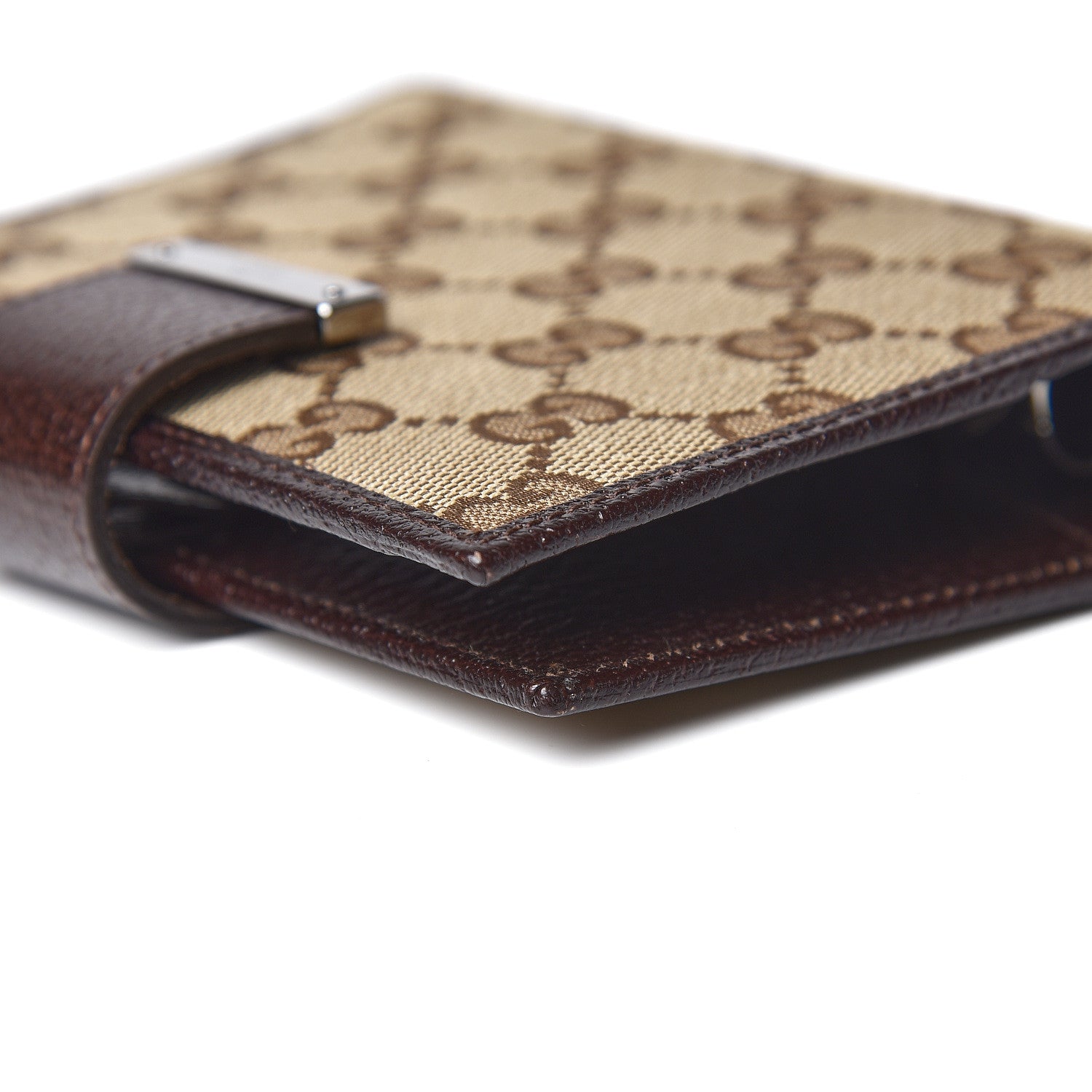 Gucci Monogram Small Ring Agenda Dark Brown 9 of 10