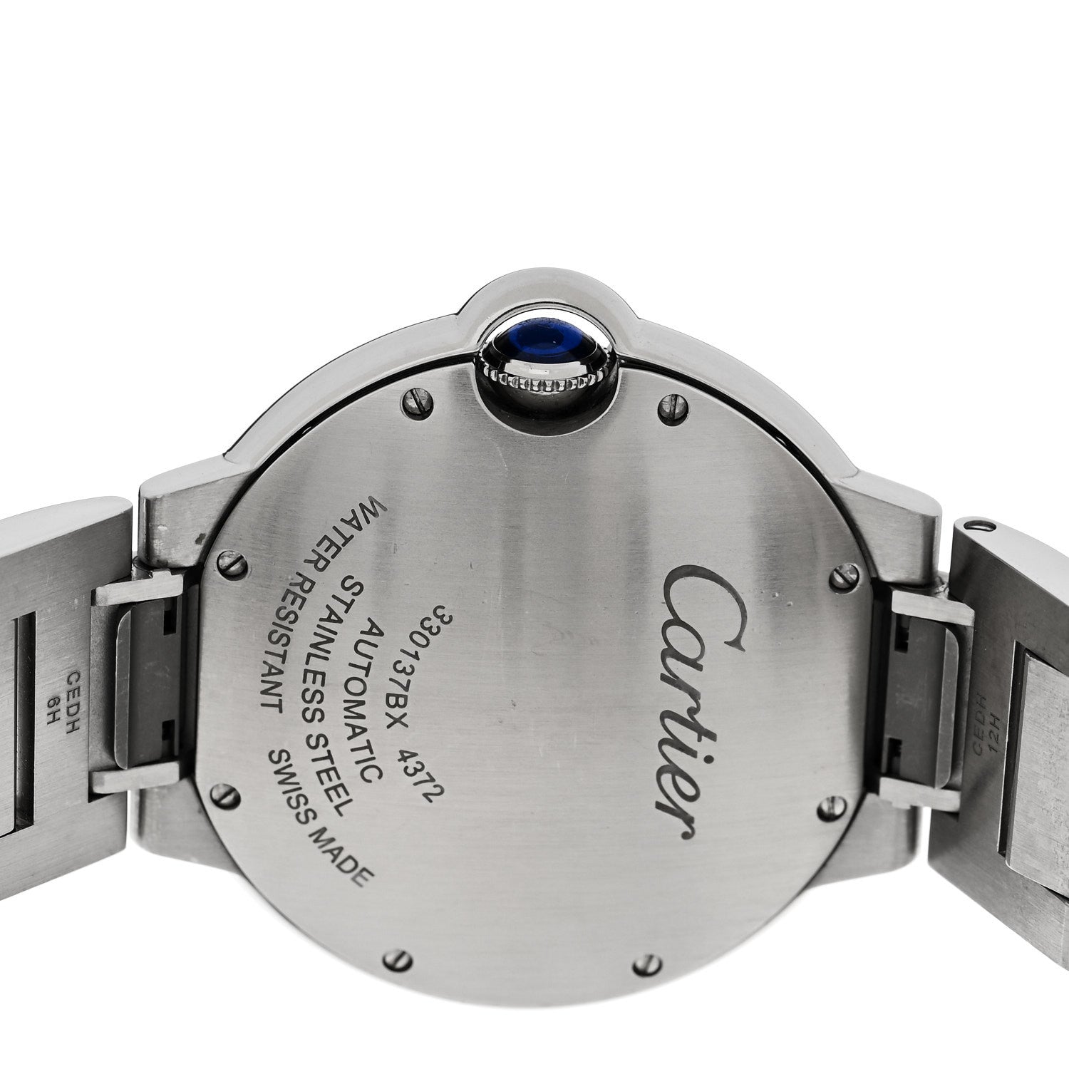 Cartier Stainless Steel 36mm Ballon Bleu De Cartier Automatic Watch 4 of 4