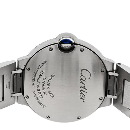 Cartier Stainless Steel 36mm Ballon Bleu De Cartier Automatic Watch 4 of 4