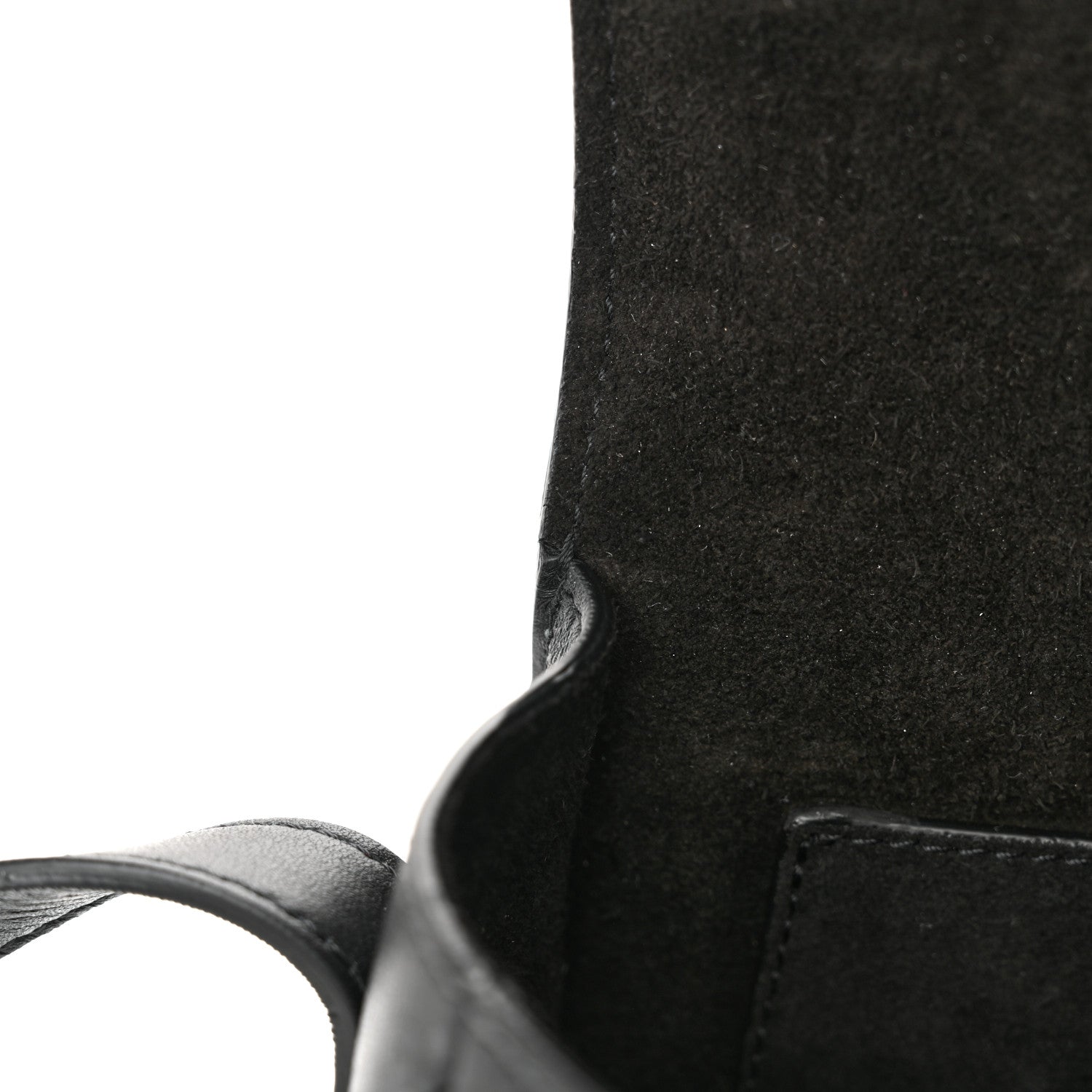 Celine Smooth Calfskin Cuir Triomphe Folco Crossbody Bag Black 14 of 14