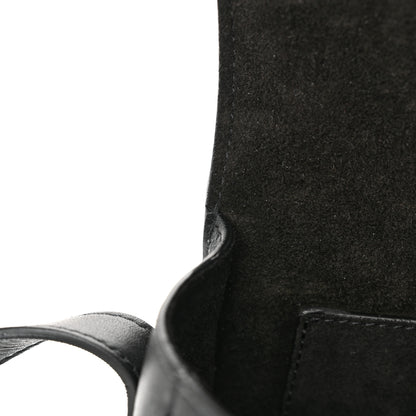 Celine Smooth Calfskin Cuir Triomphe Folco Crossbody Bag Black 14 of 14