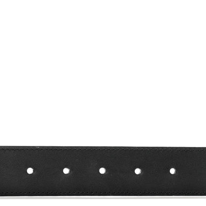 Louis Vuitton Calfskin 35mm LV New Wave Belt 80 32 Black 3 of 9