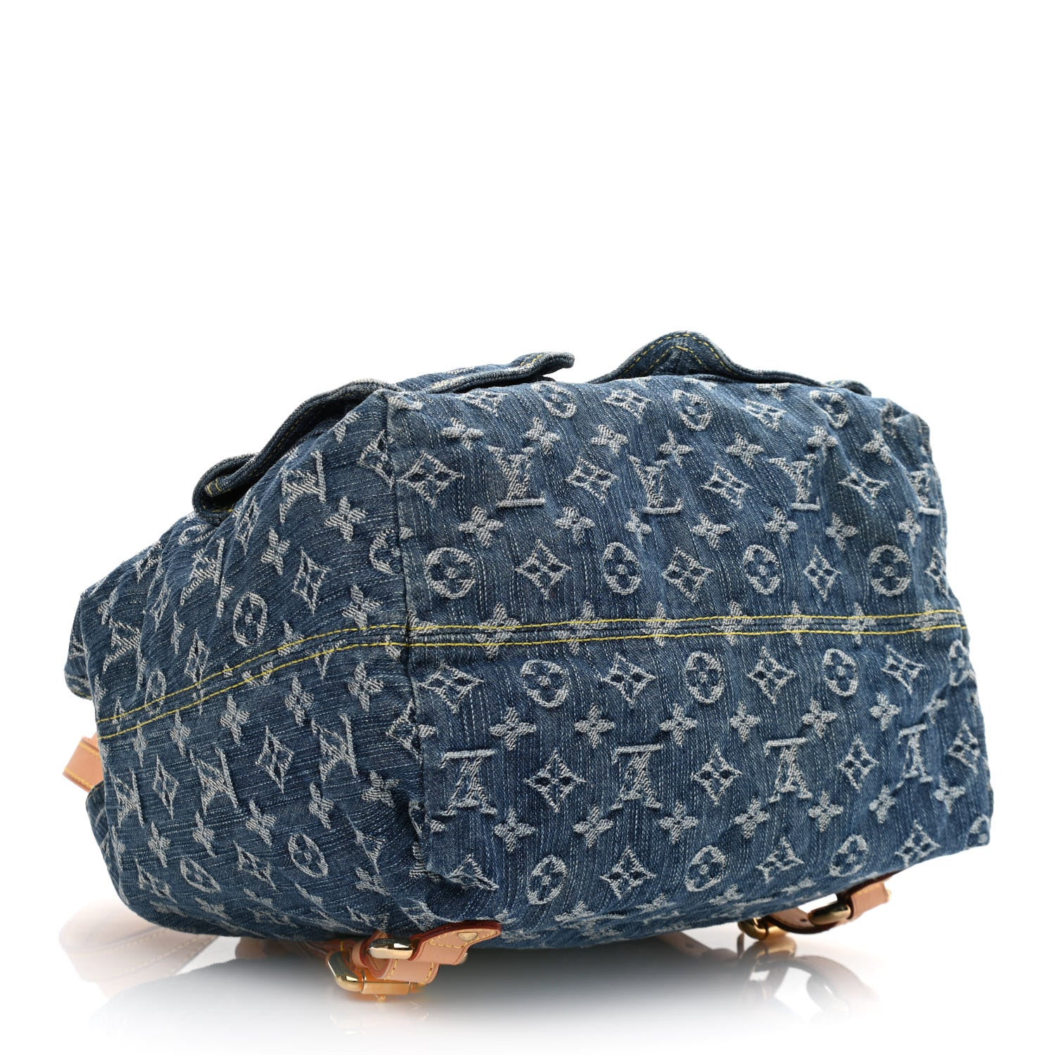 Louis Vuitton Denim Sac a Dos Backpack GM Blue 4 of 9