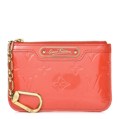 Louis Vuitton Vernis Key Pouch Orange Sunset 1 of 7