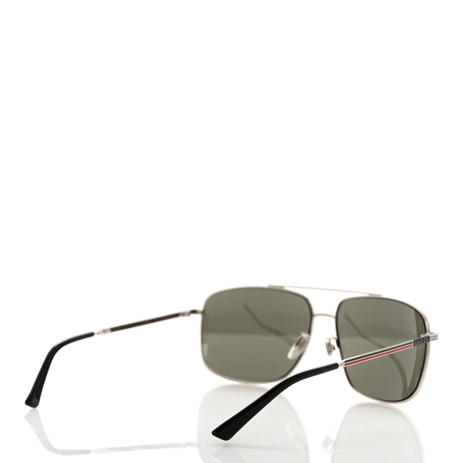 Gucci Aviator Sunglasses GG0836SK Silver 4 of 8
