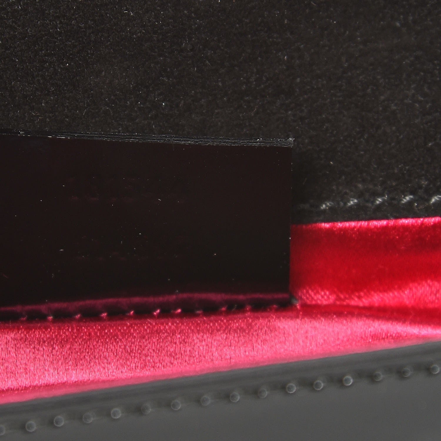 Gucci Patent Romy Clutch Black 7 of 7